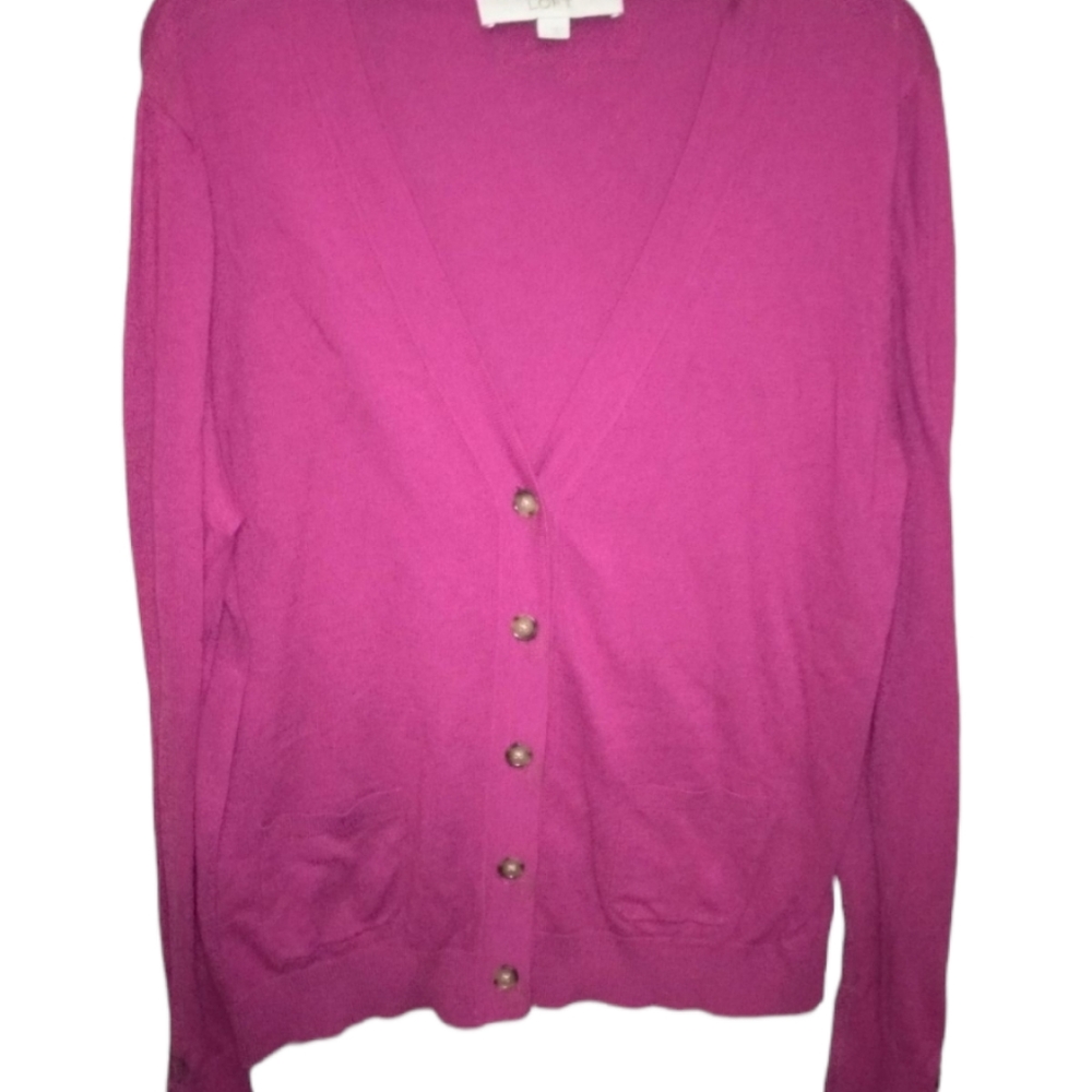 Loft button sweater